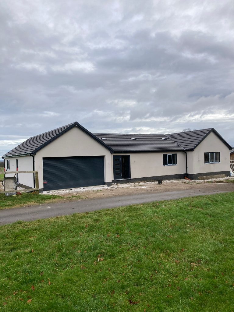 Completed New Build Bungalow in Bedale, near Ripon, by JGR Groundworks